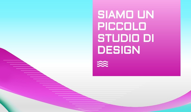 Piccolo studio di design Modelli di Website Builder