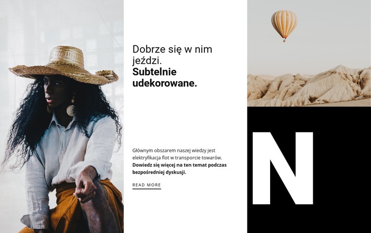 Moda z festiwali sztuki Szablon CSS