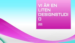 Liten Designstudio - Gratis Webbplatsmall