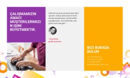 Müşterilerimizin Işini Büyütün - HTML Layout Builder