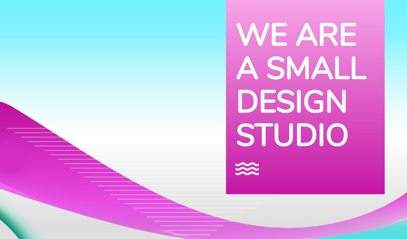 Small design studio  Wix Template Alternative