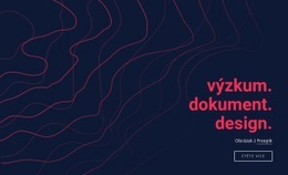 Výzkumný Návrh Dokumentu – Vstupní Stránka HTML