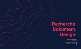 Premium-Website-Design Für Design Von Forschungsdokumenten