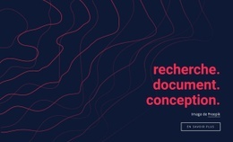 Conception De Documents De Recherche – Maquette De Site Web Par Glisser-Déposer