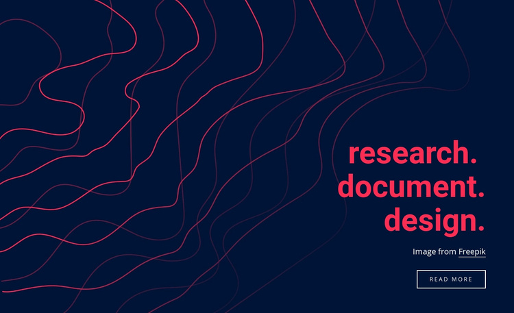 Research document design Joomla Template
