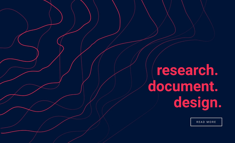 Research document design Web Page Design
