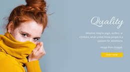 Quality Fashion Agency - HTML5 Blank Template