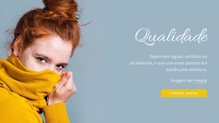 Agência de moda de qualidade Template CSS