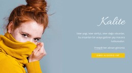 Kaliteli Moda Ajansı Temel CSS Şablonu