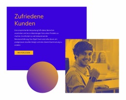 Kreativste HTML5-Vorlage Für Zufriedene Und Zufriedene Kunden