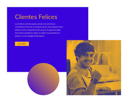 Clientes Felices Y Satisfechos - Plantilla De Arranque