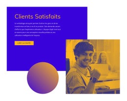 Modèle HTML5 Le Plus Créatif Pour Clients Satisfaits Et Satisfaits