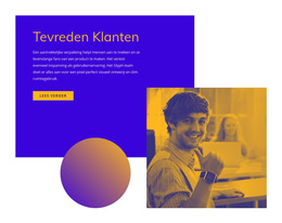 Blije En Tevreden Klanten - Bootstrap-Sjabloon