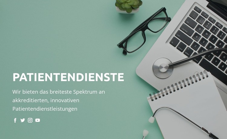 Über Gesundheitswesen und Medizin CSS-Vorlage