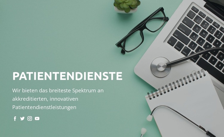 Über Gesundheitswesen und Medizin Joomla Vorlage