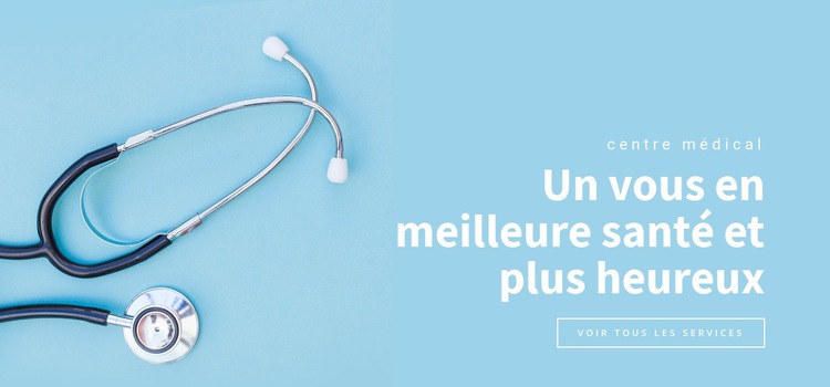 Un vous en meilleure santé, plus heureux Conception de site Web