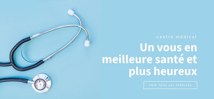 Un vous en meilleure santé, plus heureux Modèles de constructeur de sites Web