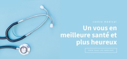 Un Vous En Meilleure Santé, Plus Heureux - Maquette Web