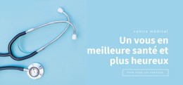 Un Vous En Meilleure Santé, Plus Heureux - Modèle HTML5 Simple