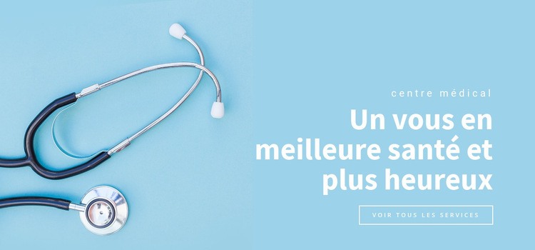 Un vous en meilleure santé, plus heureux Modèle HTML5