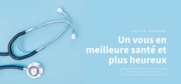 Disposition Du Site Web Pour Un Vous En Meilleure Santé, Plus Heureux