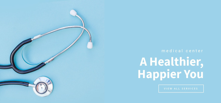 A healthier happier you HTML Template