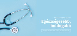 Egy Egészségesebb Boldog - Reszponzív HTML-Sablon