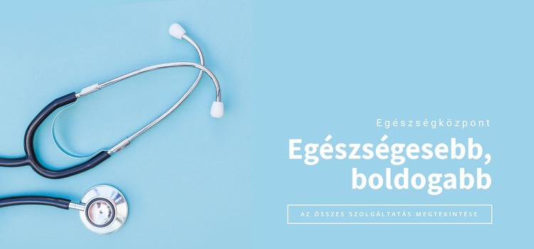 Egy egészségesebb boldog Weboldal tervezés