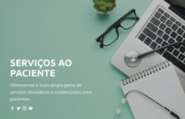 Sobre Saúde E Medicina Modelo De Página De Destino