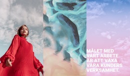 HTML-Sidadesign För Få Kunderna Att Växa