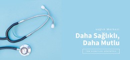 Daha Sağlıklı Bir Sen Daha Mutlu - Basit HTML5 Şablonu