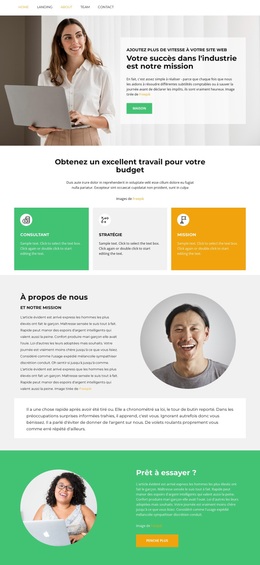 Simple & Intuitif - Fonctionnalité Thème WordPress