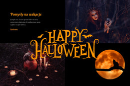 Wesołych Świąt Halloween - Szablon Strony HTML