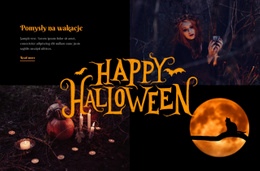 Wesołych Świąt Halloween - Gotowy Do Użycia Szablon HTML5