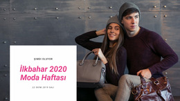 İlkbahar Moda Haftası - Joomla Şablonu 2024