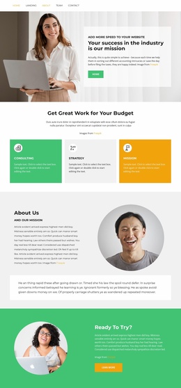Simple & intuitive - Website Template by Nicepage