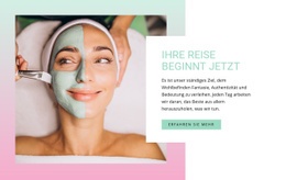 Face Spa Reinigungston – Gebrauchsfertiges Website-Modell