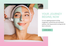 Face Spa Purifying Clay - One Page Template For Any Device