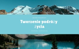 Responsywny Szablon Internetowy Dla Tworzenie Podróży Na Całe Życie