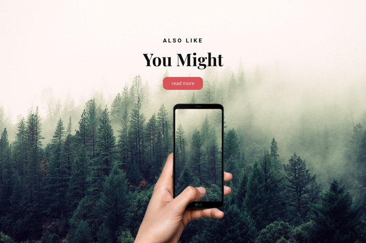 Travel app in your phone Web Design
