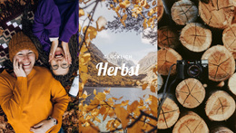 Fröhlicher Herbst – WordPress-Vorlage