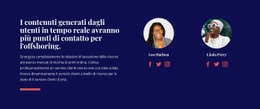 Fantastico Costruttore Di Siti Web Per Il Nostro Team Di Stilisti