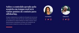 Nossa Equipe De Estilistas - Modelos De Sites Responsivos