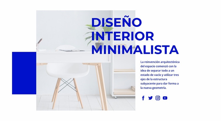 Un espacio habitable lagom Diseño de páginas web