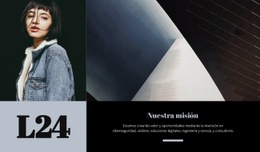 Nuestra Misión Y Crecer - Inspiración De Plantilla HTML5