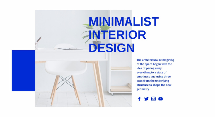 A lagom living space Landing Page