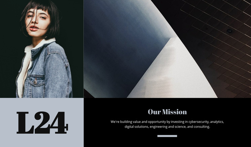 Our mission and grow Wix Template Alternative