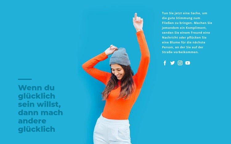 Gemütliche süße Klamotten Website design