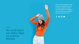 Roupas Fofas Aconchegantes - Modelo De Página HTML