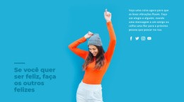 Modelo HTML5 Incrível Para Roupas Fofas Aconchegantes